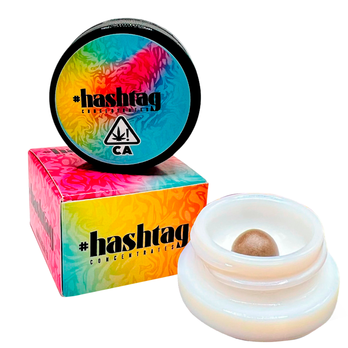 30f5af40-fbce-4920-9ee3-a7d0cf25931d #Hashtag - Hash 2.0 | Full Melt | Temple Ball | 1g | H | 24k Gold - Image 1