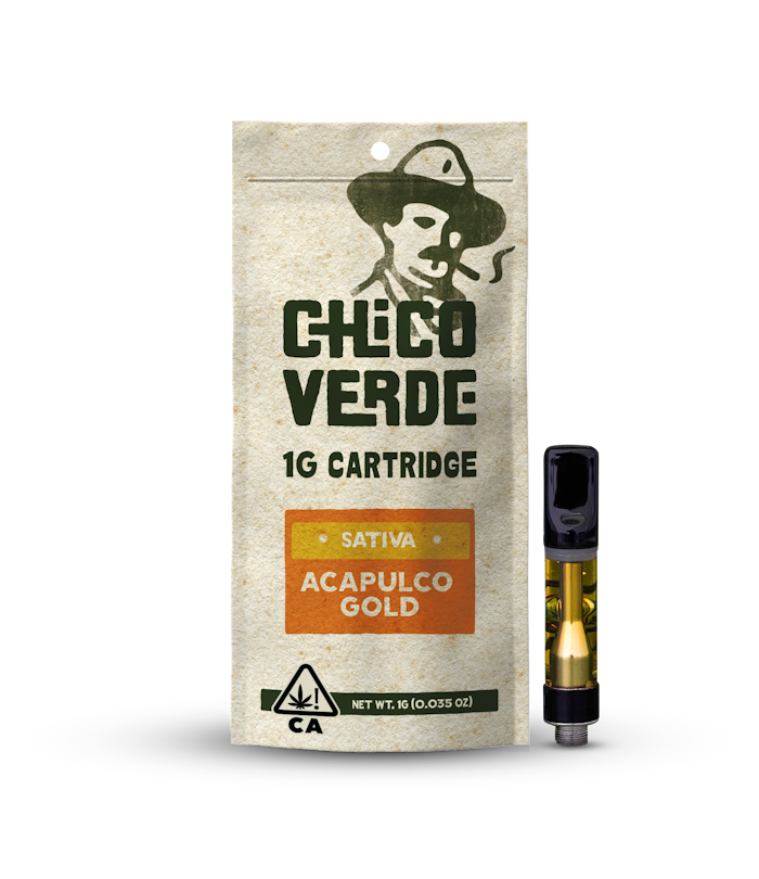 4eac019c-9811-4562-94ca-162779ff1861 Chico Verde - Vape Cartridge - Acapulco Gold - 1g - Sativa - Image 1