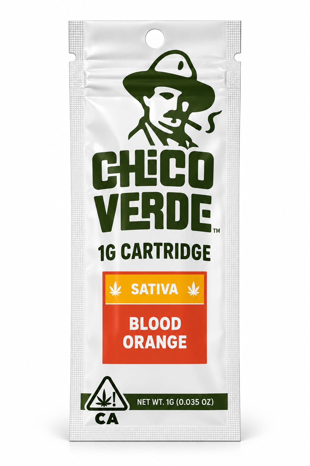 b07ea506-6875-4535-aab5-afb4c9f98e3e Chico Verde - Vape Cartridge - Blood Orange - 1g - Sativa - Image 1