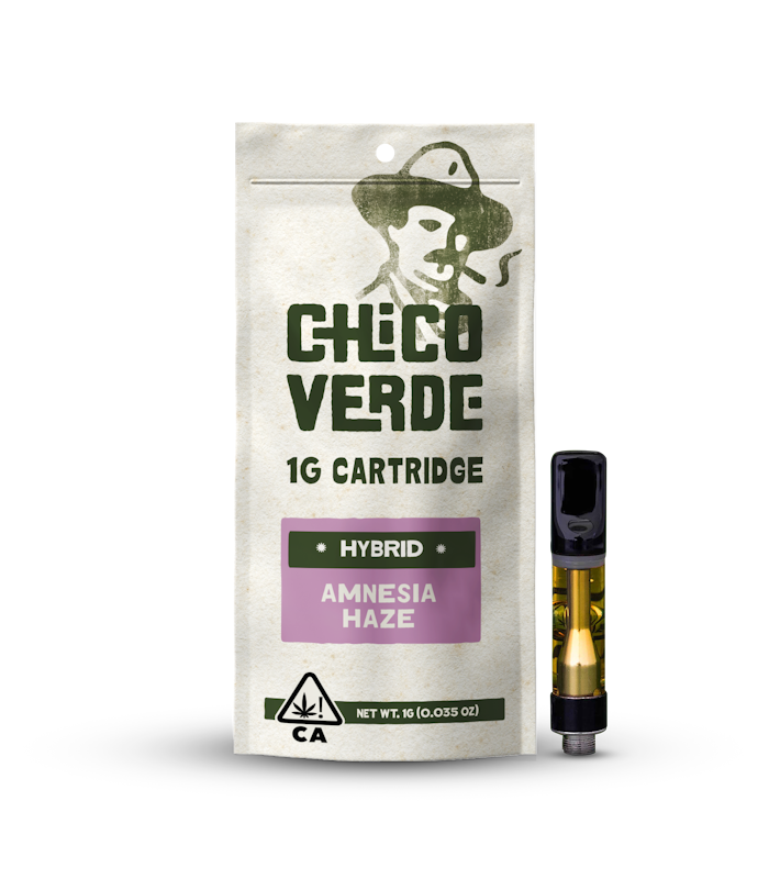 c06111be-c6c3-410f-b3bf-2936d46039f1 Chico Verde - Vape Cartridge - Amnesia Haze - 1g - Sativa - Image 1