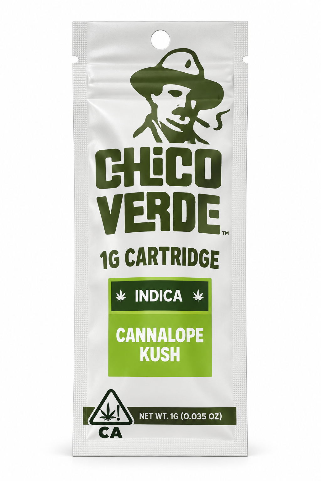 d02ecc05-938b-4b18-aa65-c79381be7598 Chico Verde - Vape Cartridge - Cannalope Kush - 1g - Indica - Image 1