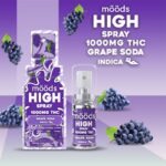 MOODS - Indica Grape Soda - Sublingual Spray - THC 1000mg