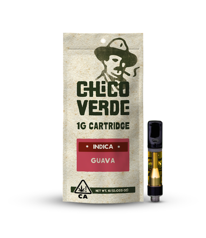 1G Cartridge Guava-1776727528 Chico Verde - Vape Cartridge - Guava - 1g - Indica - Image 1