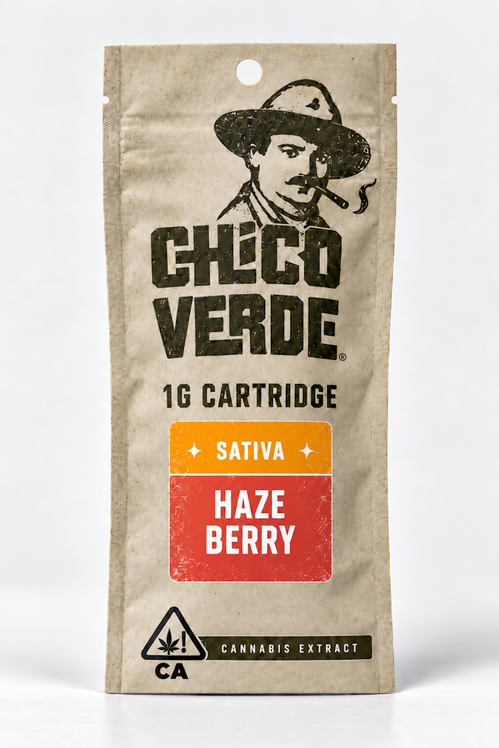 1G Haze Berry Cart-1792010978 Chico Verde - Vape Cartridge - Haze Berry - 1g - Sativa - Image 1