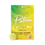 Platinum Vape - 100mg Distillate Gummy - Pineapple - Sativa