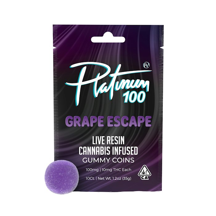 PVCA-Nabis-Product-Photos-LiveResin-Gummies-GrapeEscape-1761316332 Platinum Vape - 100mg Live Resin Gummy - Grape Escape - Indica - Image 1