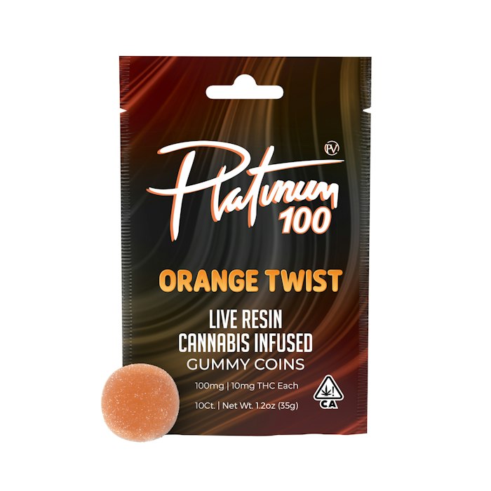 PVCA-Nabis-Product-Photos-LiveResin-Gummies-OrangeTwist-1761316042 Platinum Vape - 100mg Live Resin Gummy - Orange Twist - Sativa - Image 1