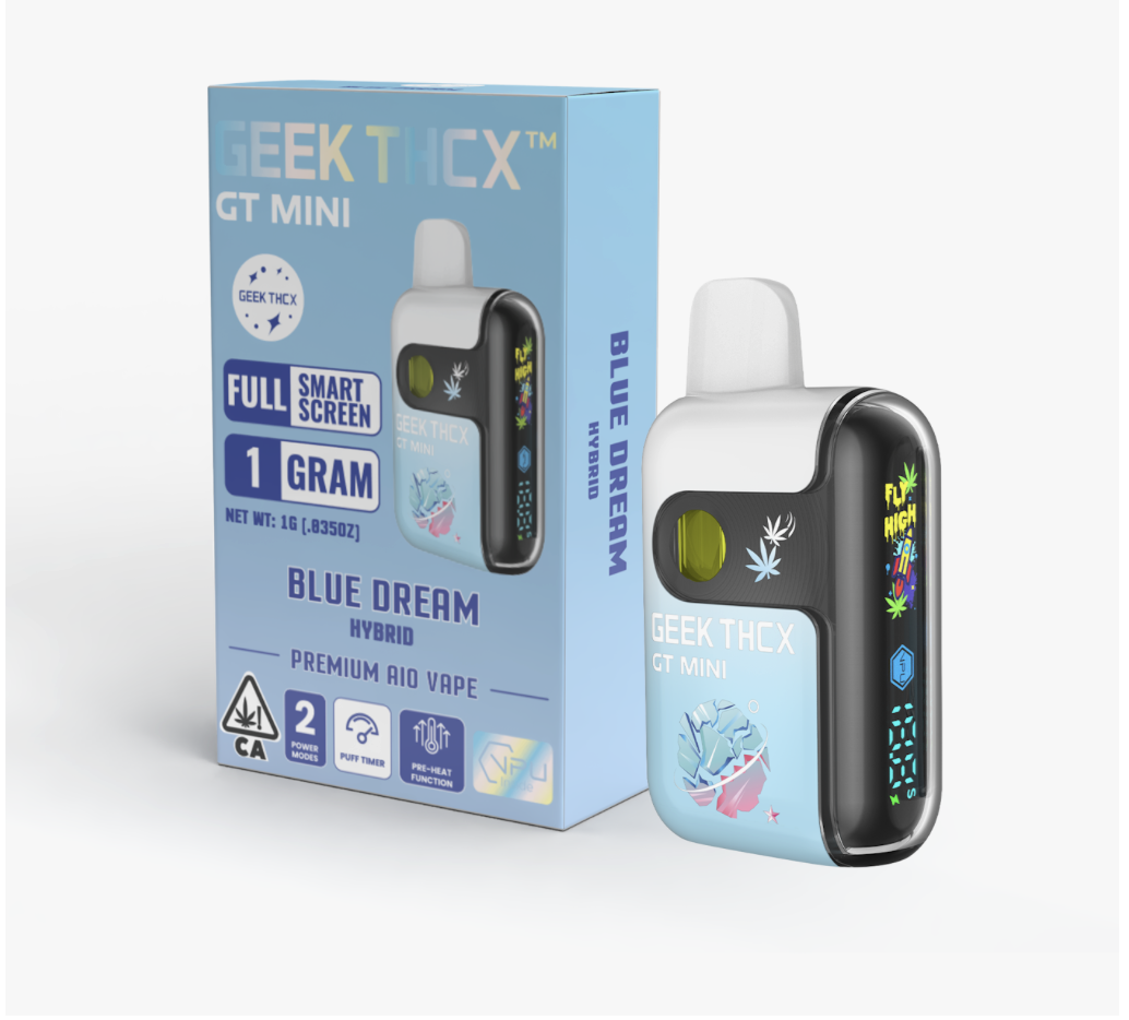 Screenshot 2026-10-21 at 7.55.18 PM GEEK THCX Blue Dream - All in One Vape 1g - Image 1
