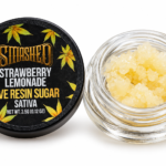SMASHED - Strawberry Lemonade (Sativa) - Live Resin Sugar 1/8th (3.5g)