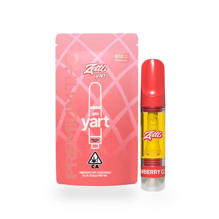 YART_STRAWBERRYCOUGH-1787081699 ZETTI | 1g | Yart | Strawberry Cough | Hybrid - Image 1